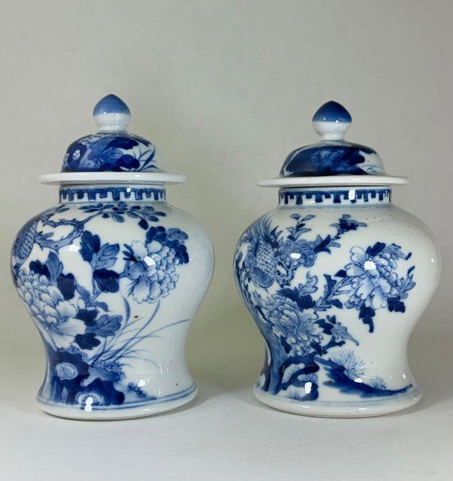 Paar vazen, in uitstekende staat. - Porselein - China -, Antiek en Kunst, Antiek | Overige Antiek