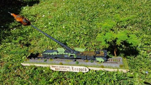 Hobby Boss - Diorama LED Cannone Ferroviario Tedesco 280mm, Kinderen en Baby's, Speelgoed | Overig
