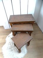 Tables gigognes (3) - Chêne, Cuivre - Mimiset avec une tête