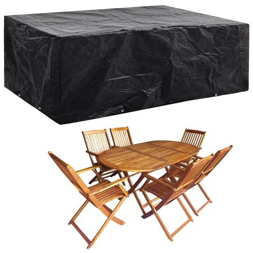vidaXL Tuinmeubelhoes met 8 oogjes 242x162x100 cm, Tuin en Terras, Tuinmeubel-accessoires, Nieuw, Verzenden