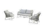 4 Seasons Outdoor Ancora loungeset antraciet Silver grey