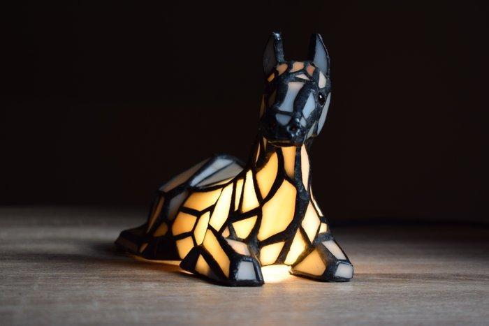 Tafellamp - Glas-in-lood - Glas-in-lood lamp paard, Antiek en Kunst, Curiosa en Brocante