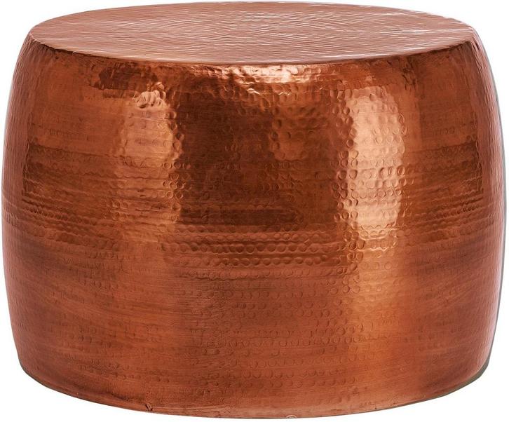 Salontafel rond - Ø 53x41 cm - Koper - WOMO-DESIGN •, Huis en Inrichting, Tafels | Salontafels, Nieuw, Verzenden