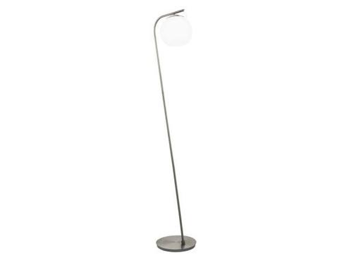 Veiling - EGLO Terriente staande lamp staal/witglas H1500mm, Huis en Inrichting, Lampen | Vloerlampen