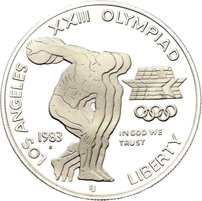 Verenigde Staten. 1 Dollar 1983 S - San Francisco Olympic, Postzegels en Munten, Munten | Europa | Niet-Euromunten