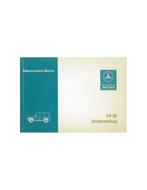 1979 MERCEDES BENZ GD 240 KLASSE INSTRUCTIEBOEKJE DUITS, Ophalen of Verzenden