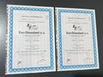 Euro Disneyland S.C.A. (Euro Disney) - 2 Aandelenbewijs van, Nieuw
