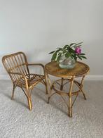 Salontafel - Bamboe, Rattan - Tafel en kinderstoel