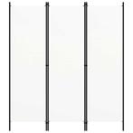 vidaXL Kamerscherm met 3 panelen 150x180 cm wit, Verzenden
