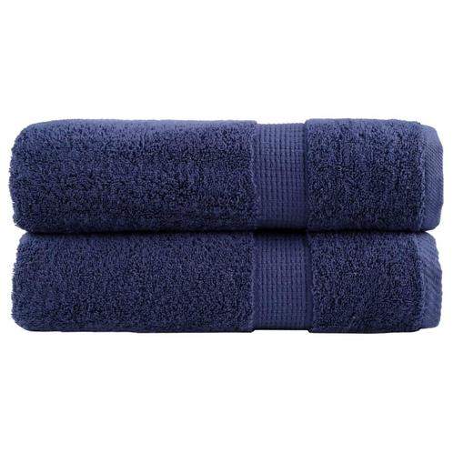vidaXL Badhanddoeken SOLUND 2 st 600 g/m² 70x140 cm, Huis en Inrichting, Badkamer | Badtextiel en Accessoires, Nieuw, Verzenden