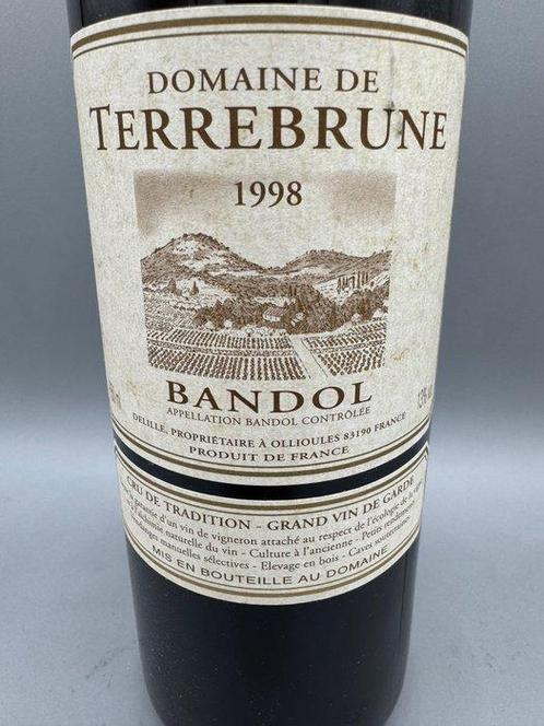 1998 Domaine de Terrebrune - Bandol - 1 Fles (0,75 liter), Verzamelen, Wijnen