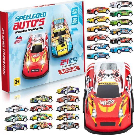 Tweedekans | Vertrex Speelgoed Auto Set - 24 stuks - Autos, Kinderen en Baby's, Speelgoed | Overig, Ophalen of Verzenden