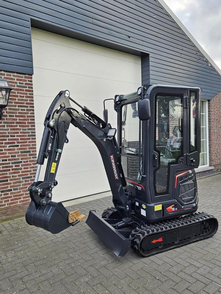 KORTING! Kingway mini-pelle Minigraafmachine minigraver, Zakelijke goederen, Machines en Bouw | Kranen en Graafmachines, Graafmachine