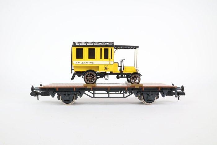 Märklin 1 - 61-01 - Modeltrein goederenwagon (1) - Platte, Hobby en Vrije tijd, Modeltreinen | Overige schalen