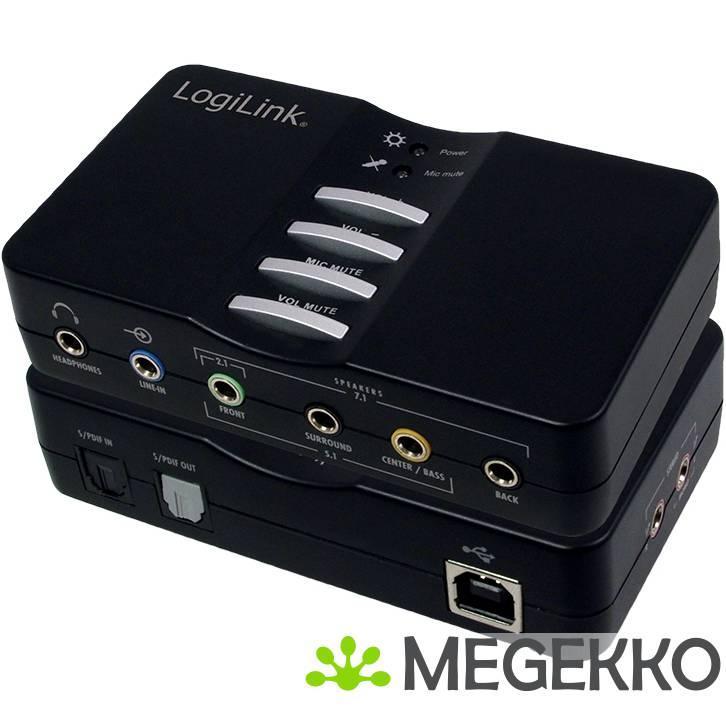 LogiLink USB Sound Box Dolby 7.1 8-Channel, Computers en Software, Overige Computers en Software, Nieuw, Verzenden