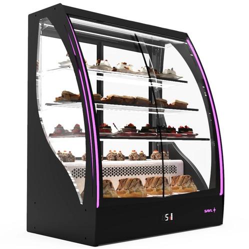 Koelvitrine | PAK | Zwart | +2°C/+6°C | Geforceerd | 4, Zakelijke goederen, Horeca | Keukenapparatuur, Nieuw in verpakking, Verzenden