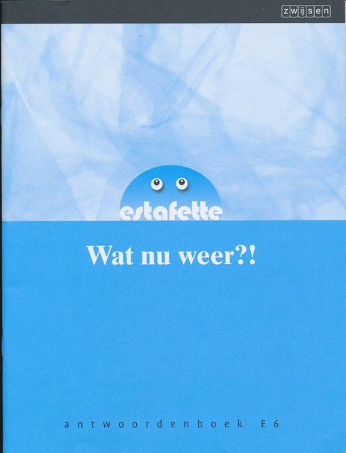 Estafette nieuw antwoordenboek E6. Wat nu weer?!, Boeken, Schoolboeken, Verzenden