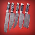 Keukenmes - Chefs knife - Handgemaakt gevouwen staal, Pakka