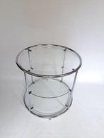 Table dappoint - Acier, Verre - Theetafel, Antiek en Kunst
