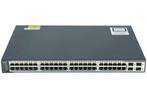 Cisco - WS-C3750V2-48PS-S - Catalyst 3750V2 48 10/100 PoE +, Informatique & Logiciels, Commutateurs réseau, Ophalen of Verzenden