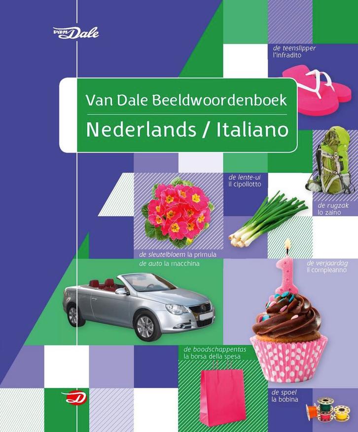 Van Dale beeldwoordenboek Nederlands-Italiano / Van Dale, Boeken, Woordenboeken, Zo goed als nieuw, Verzenden