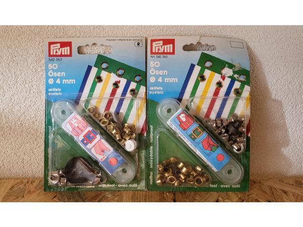 Veiling - 11x Zeilringen Eyelets Prym 542363, Hobby en Vrije tijd, Naaien en Fournituren, Nieuw