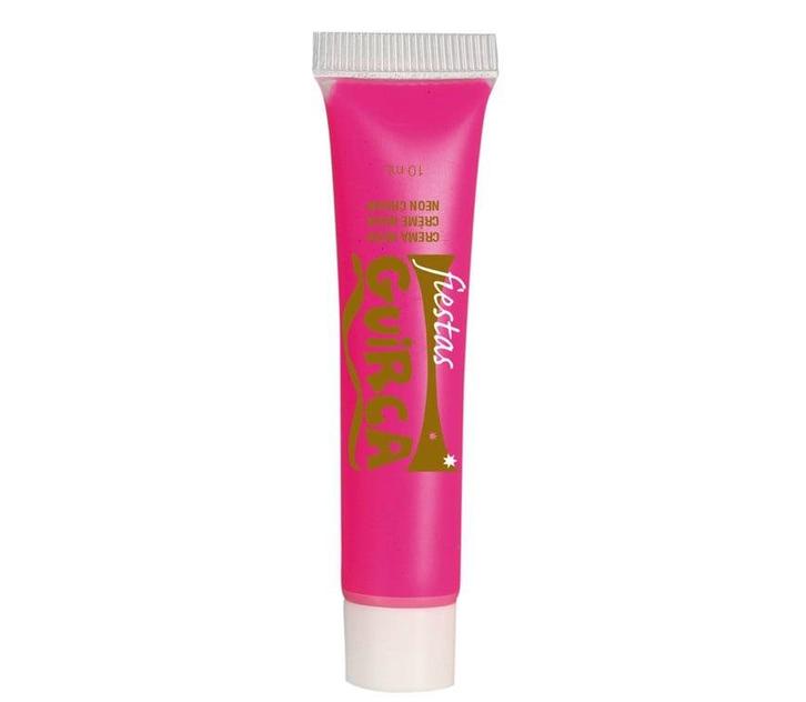 Make-Up Tube Neon Roze 10ml, Hobby en Vrije tijd, Feestartikelen, Nieuw, Verzenden