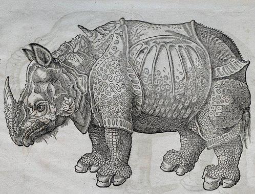 World - Impression décorative; Conrad Gesner - Icones, Boeken, Atlassen en Landkaarten