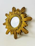 Spiegel- Zonnespiegel verguld - Goud, Meerschuim