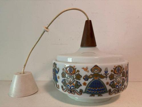 Plafondlamp - Glas, Antiek en Kunst, Curiosa en Brocante