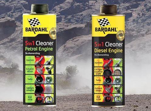 Bardahl 5 in 1 diesel of benzine motorreiniger., Auto diversen, Onderhoudsmiddelen, Verzenden