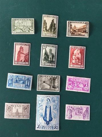 België 1933 - Grote Orval - OBP 363/374