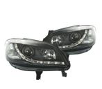 PHARES POUR OPEL ZAFIRA 99-05 DAYLIGHT LED FOND NOIR, Auto-onderdelen, Verlichting, Verzenden, Nieuw
