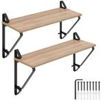 tectake 2 wandplanken Irvine - Industrieel licht hout, eiken, Huis en Inrichting, Verzenden, Nieuw