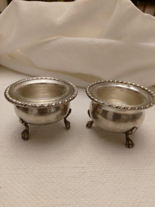 Salière et poivrière (2) - San Marco - Argent 800 - Salière, Antiquités & Art, Antiquités | Argent & Or