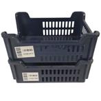 Magazijnbak grijpbak 40x30x16 stapelbaar donkerblauw, Doe-het-zelf en Bouw, Kratten en Dozen, Ophalen of Verzenden, Nieuw