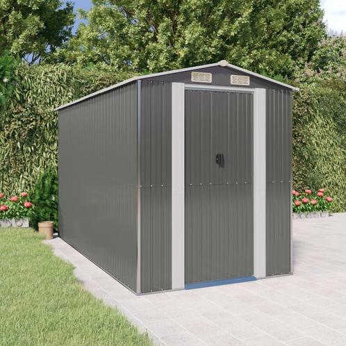 vidaXL Tuinschuur 192x357x223 cm gegalvaniseerd staal, Tuin en Terras, Tuinhuizen, Nieuw, Verzenden