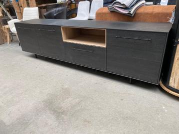 Major tv-dressoir, old piano + natur, Huis en Inrichting, Kasten |Televisiemeubels, Nieuw, Overige materialen