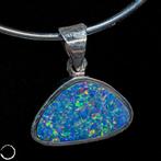 Pendentif en opale de Boulder naturel dAustralie – Argent