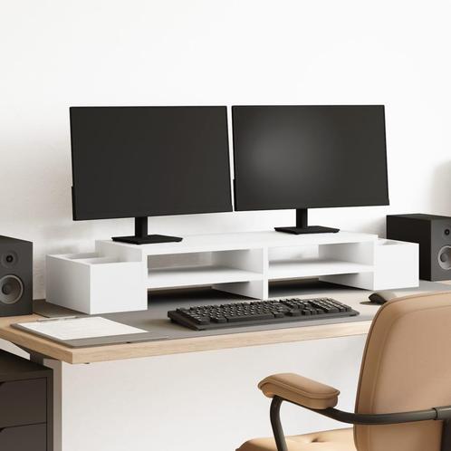 vidaXL Monitorstandaard met opbergruimte 100x27x15 cm, Computers en Software, Overige Computers en Software, Nieuw, Verzenden