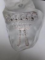 Zilver, (fijn) uitgesneden sieraad - Broche - Art Nouveau, Antiek en Kunst