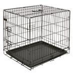 Transportbox bench met tralies 63x48x57cm - inklapbaar en, Nieuw