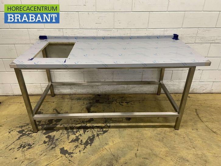 Table de travail en acier inoxydable Modèle solidement soudé, Zakelijke goederen, Horeca | Overige, Verzenden