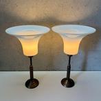 Godschalk - Lampe de table (2) - Verre, Métal - Lampes de