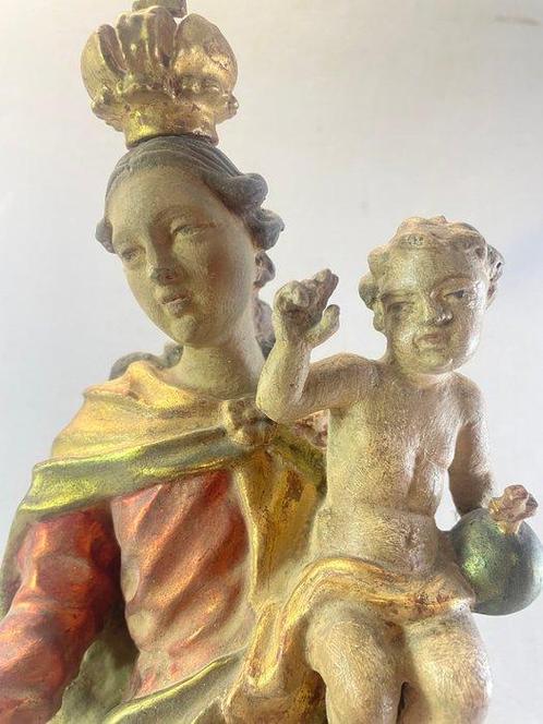 Figurine - Madonna avec lEnfant - 40 cm - Antique - Bois -, Antiek en Kunst, Kunst | Niet-Westerse kunst
