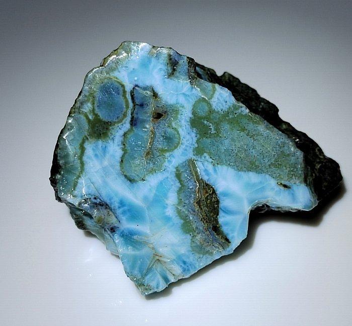 Larimar Raw Larimar 62 g, 311 karaat/AAA – Barahona,, Verzamelen, Mineralen en Fossielen