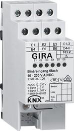 Gira KNX DIN-rail binair ingangsbussysteem - 212600, Verzenden