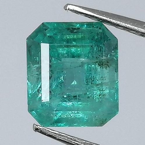 1 pcs Vert Émeraude - 1.33 ct - Instituto Gemólogico Español, Handtassen en Accessoires, Edelstenen