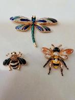 Goudgeplateerde broches, metaal - Broche - Vintage