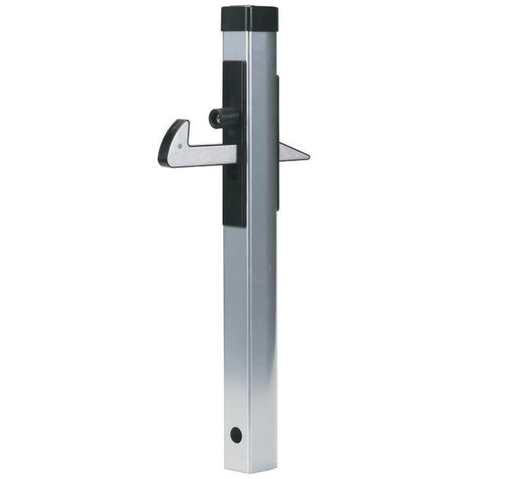LOCINOX aluminium poortvergrendeling, hoogte 500 mm, Doe-het-zelf en Bouw, Hang- en Sluitwerk, Klink of Kruk, Nieuw, Overige materialen